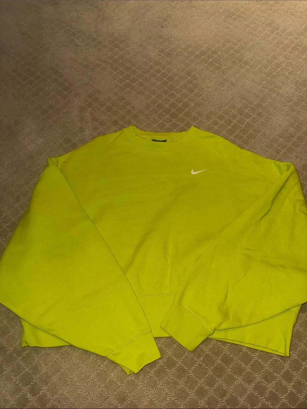 Nike Neon Green Crewneck Sweatshirt